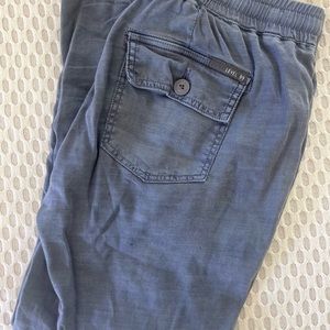 Level 99 ankle linen drawstring pants